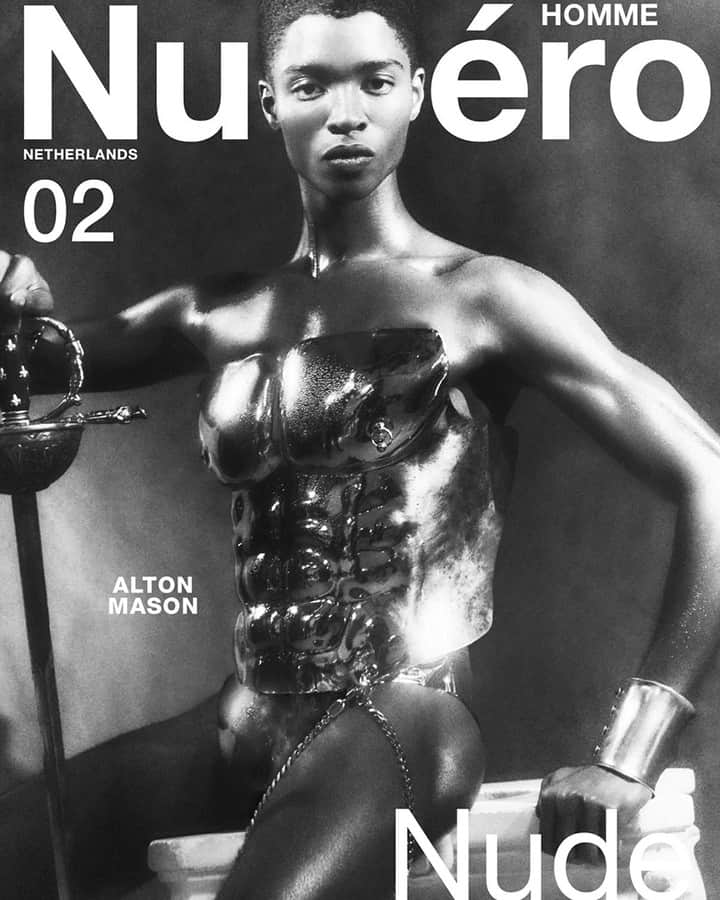 ジャンポール・ゴルチエさんのインスタグラム写真 - (ジャンポール・ゴルチエInstagram)「A new Apollon has risen, @AltonMason in a #GaultierParis #SS20 armor on the cover of @numero_netherlands.⁠ Photographed by @elizavetaporodina. Styled by @lisajarvis_stylist」6月8日 16時01分 - jeanpaulgaultier