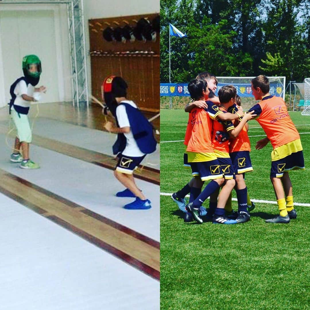 ACキエーヴォ・ヴェローナさんのインスタグラム写真 - (ACキエーヴォ・ヴェローナInstagram)「⚽️🤺‼️ CALCIO E SCHERMA CAMP SPECIAL EDITION! Il @bottagisiosportcenter ospita dall’8 al 12 giugno la prima edizione di un Camp speciale: scopri tutte le info, link in bio! 💛💙 #calcio #scherma #bottagisio #sport #camp #gioco #football」6月8日 18時21分 - acchievoverona