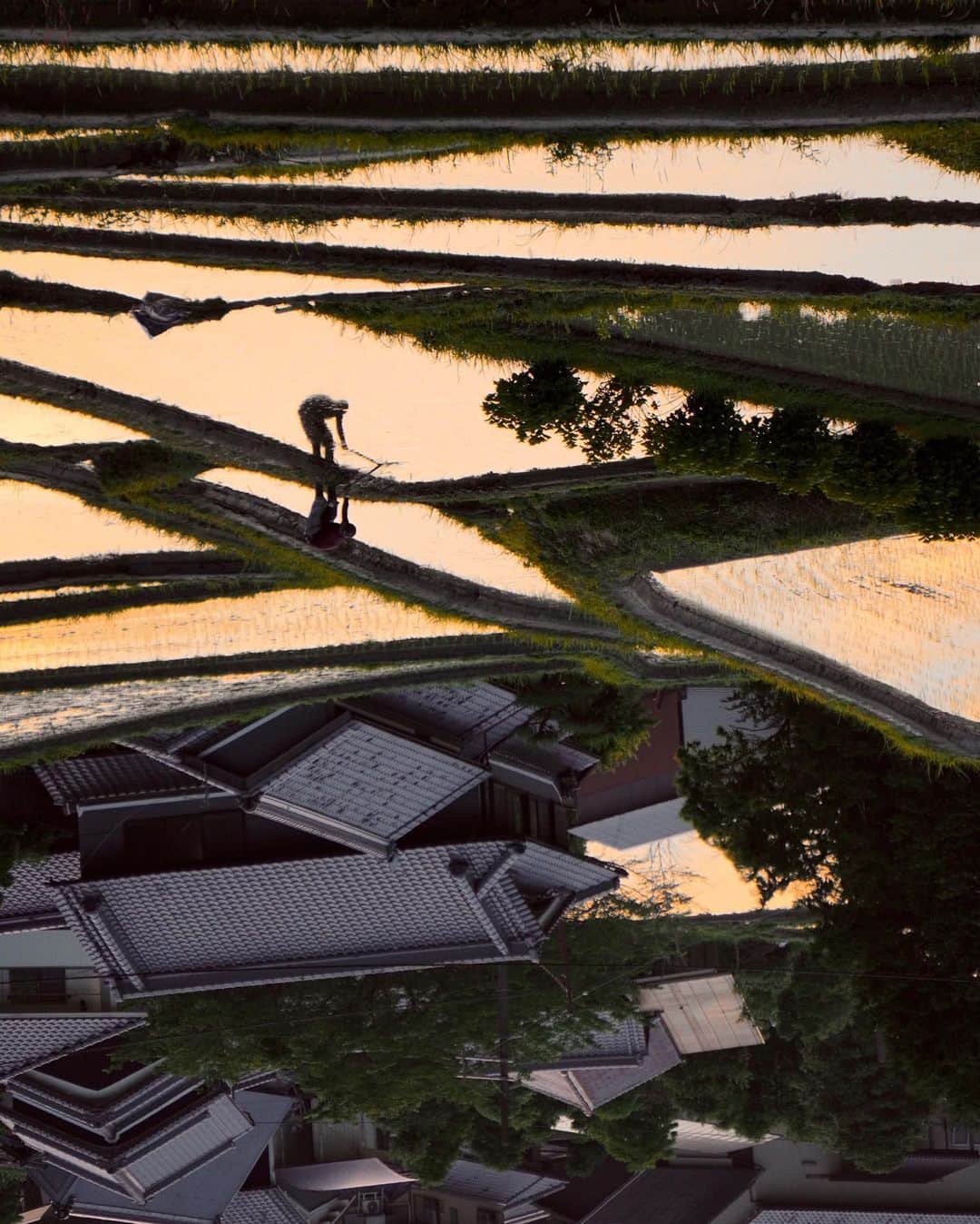 Koichiさんのインスタグラム写真 - (KoichiInstagram)「| At dusk . #Hellofrom #Nara #BeautifulJapan #upsidedown . #明日香村 #奈良 .」6月8日 20時23分 - koichi1717