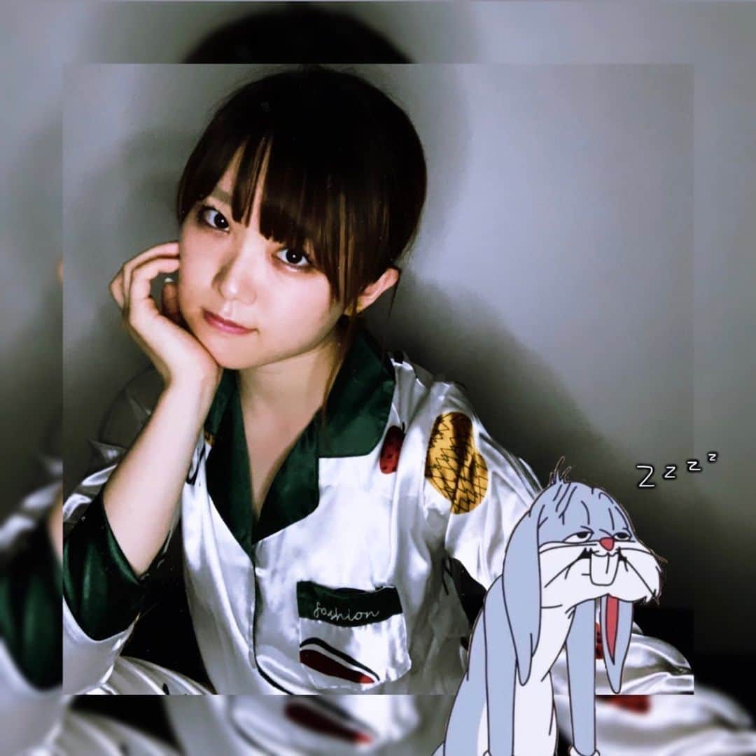 瀧澤彩夏のインスタグラム：「いつかもっと大人っぽいパジャマ買うよ。」