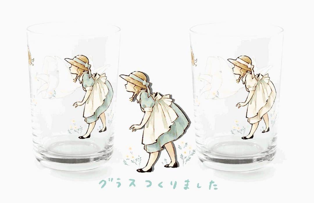 のインスタグラム：「先日お知らせしたグラスがご購入いただけるようになりました！ 夏のアイテムによろしければ！ プロフィールリンク　→ SUZURIさんへどうぞ🍨✨」