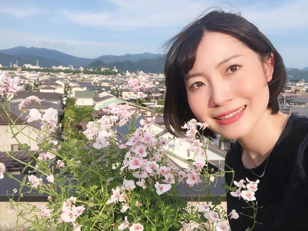 菅原智郁さんのインスタグラム写真 - (菅原智郁Instagram)「今週の花は、ディアシア「ダーラ」です！ 桜みたいなかわいいお花🌸 . .  今週の天気のポイントは… 「前半▷晴れて厳しい暑さ 後半▷梅雨入り？」です🌈 あすは、真夏日一歩手前の暑さ。 明後日は猛暑日になりそうです。 熱中症にはお気をつけて…  そして11日(木)には、 梅雨入りが発表されるかもしれません。 . . 明日も #ゴジダス 見てねー！！ . .  #山形 #山形テレビ #天気予報  #ダーラ #アップルブロッサム #アナウンサー #菅原智郁」6月8日 21時17分 - tomotomokaaaa22