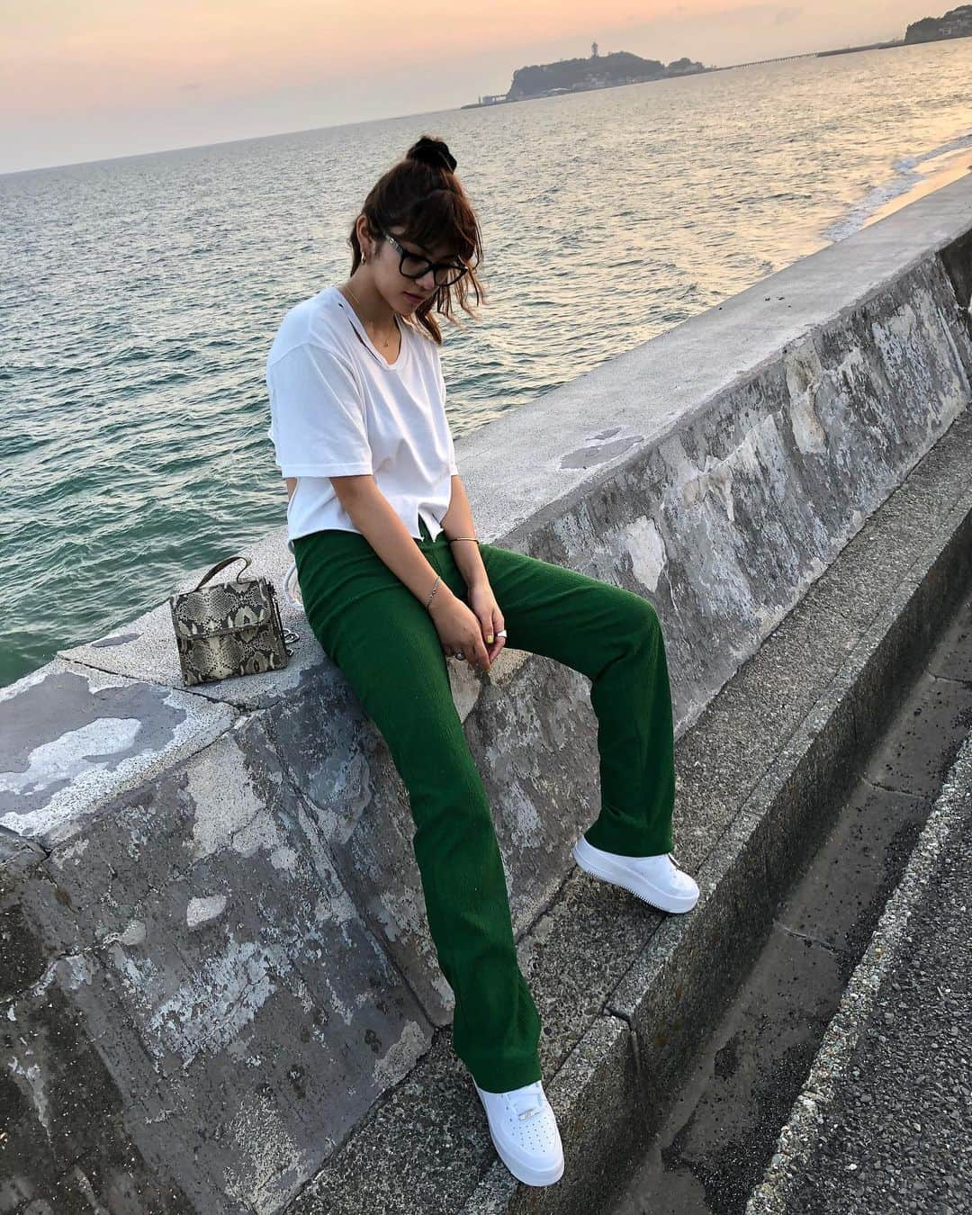 美南レイラさんのインスタグラム写真 - (美南レイラInstagram)「楽ちんがいちばん💚 . #ootd #風」6月8日 23時26分 - reyla__25