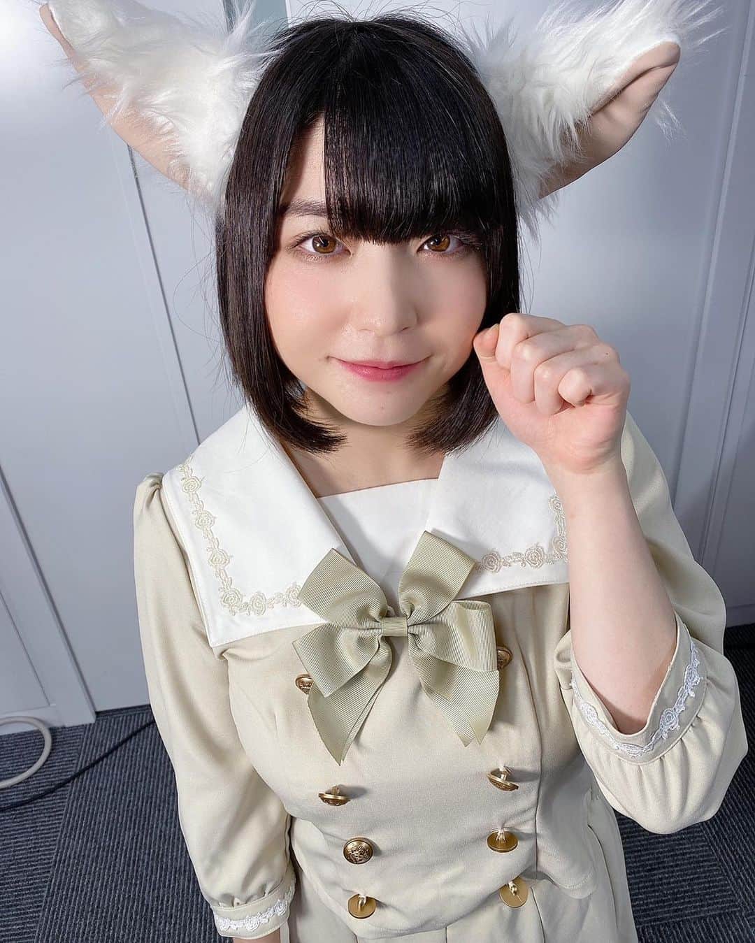 根本凪のインスタグラム：「フェネ公  #ケモ耳  #フェネック #アイドル」