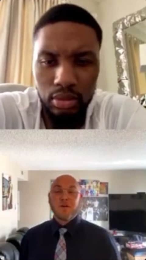 デイミアン・リラードのインスタグラム：「From Week 7 of my IG Live Cypher Series featuring under the radar MCs from my #4BarFriday community. Without even asking, all the MCs have been addressing what’s going on in our country right now. Shoutout to @fuse808mafia for providing beats for last Friday’s cypher. #BlackLivesMatter」