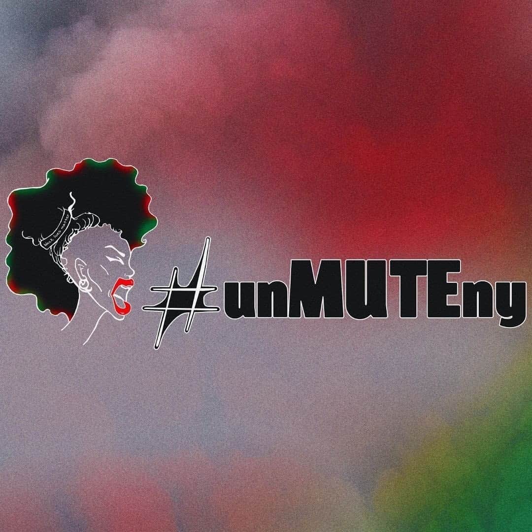 アレックス・ニューウェルのインスタグラム：「This is #unMUTEny, black people will no longer be silent about the mistreatment and racist environments created in spaces where we have to work. We all have our stories. Repost this flier and use #unMUTEny to speak your truth. Follow @unMUTEny for further information and action items  Artist: @mjrodriguez7  Graphics: @reyablo」