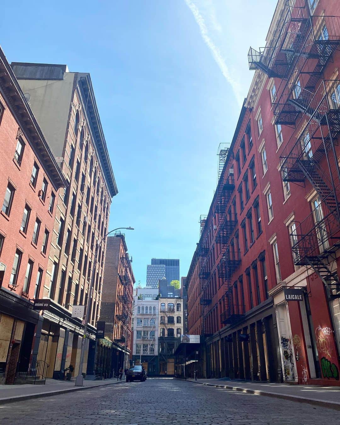 稲木ジョージのインスタグラム：「Phase one New York 🗽 We died. But that means we can reborn ♾ We got this✊🏿✊🏾✊🏽✊🏼✊🏻✊ 本日、ニューヨークが79日ぶりに経済社会活動が第一段階再開しました。絶望と希望の毎日で、本当にたくさんのことを考えさせられました。大好きな街であるニューヨークが、死んだと言っても過言ではない状態までに陥ったからこそ、「再生」に全力エネルギーをかけて、また活気のあるタフな大都市にしたいなと、強く思いました。#NewYorkTough  アメリカンドリームを掴むために😌」