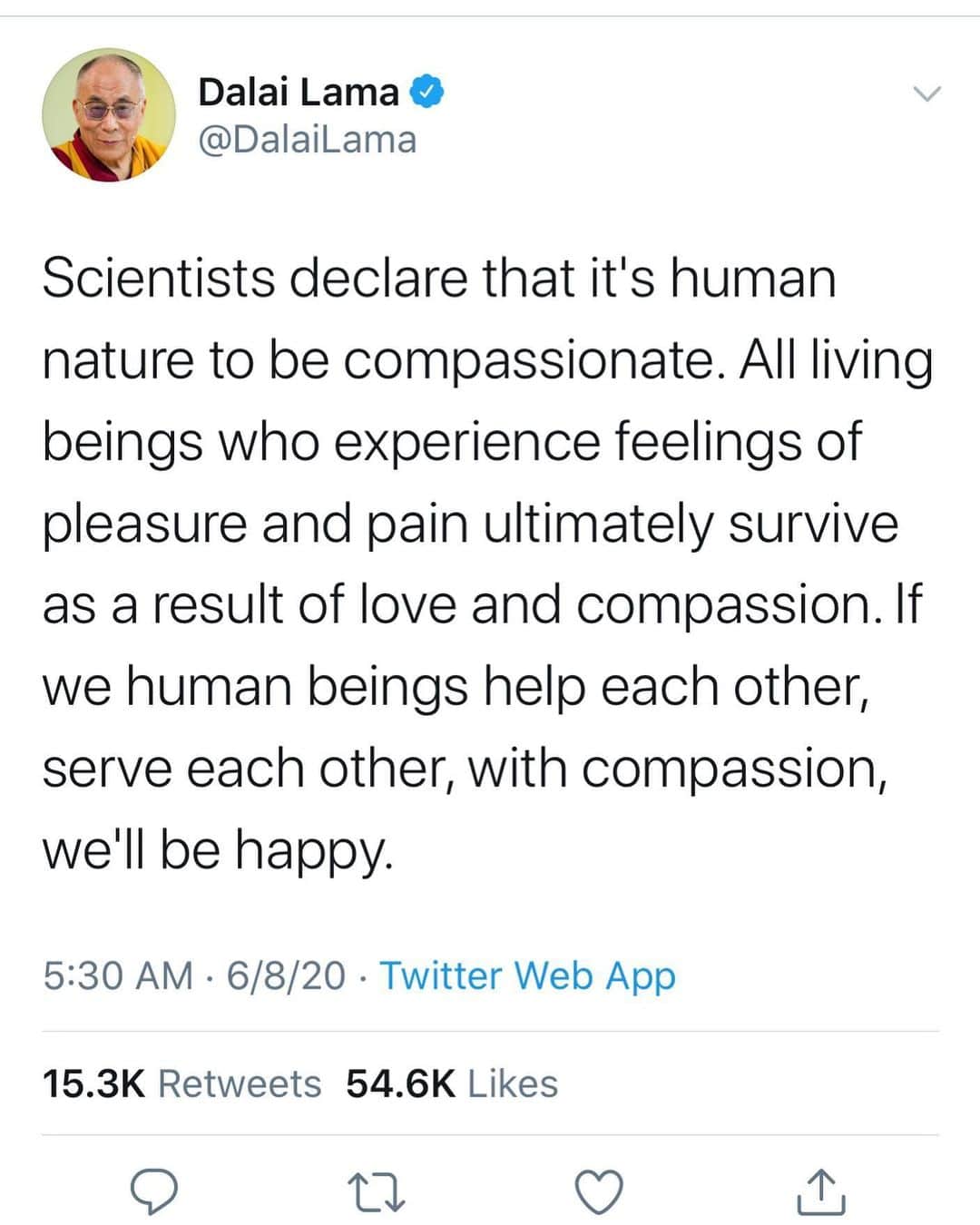 ラファエル・スバージさんのインスタグラム写真 - (ラファエル・スバージInstagram)「The Dalali Lama has spoken.  #kindness & #compassion」6月9日 9時50分 - raphaelsbarge