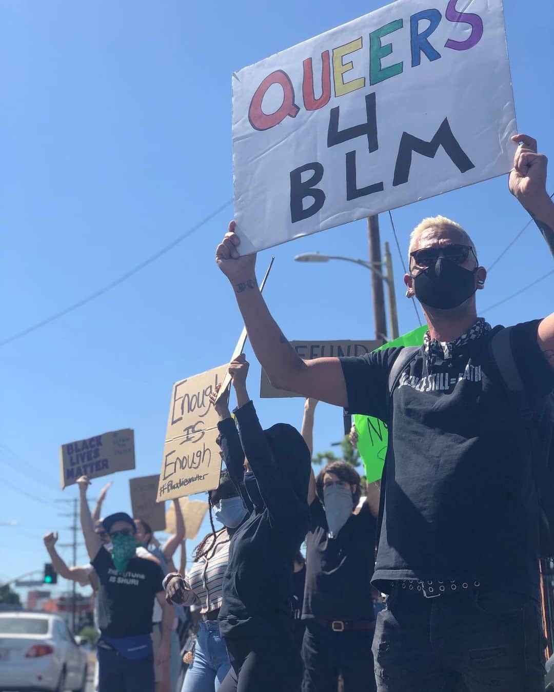 JR・ボーンさんのインスタグラム写真 - (JR・ボーンInstagram)「Black Lives Matter #BLM」6月9日 11時41分 - jrbourne1111