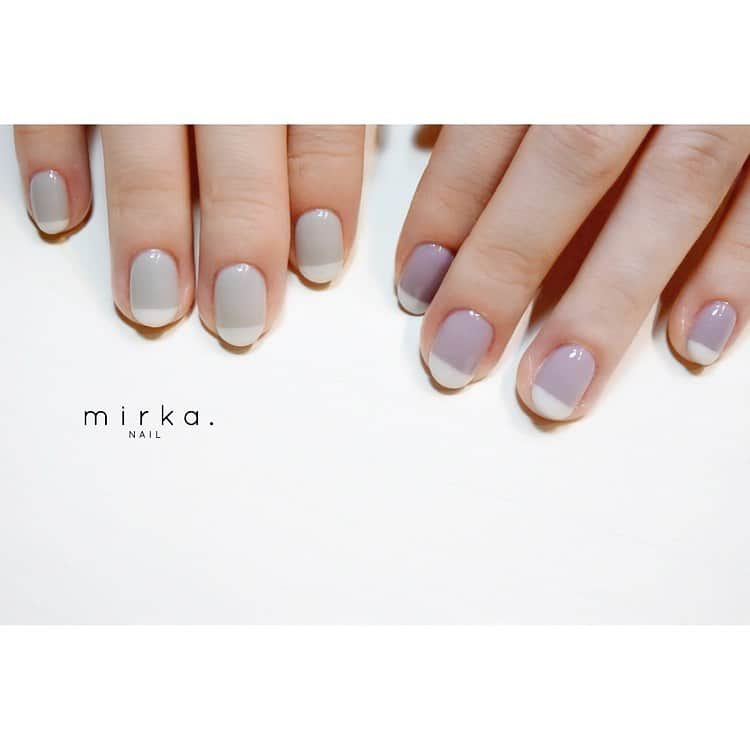 mirka. NAIL(ミルカネイル)さんのインスタグラム写真 - (mirka. NAIL(ミルカネイル)Instagram)「﻿ smoky green × lavender ﻿ ﻿ シンプルにかわいく♡﻿ ﻿ ﻿ 色合わせを変えても楽しめるデザイン◎﻿ ﻿ -----------------------------------------﻿ ご新規さまのご予約受付再開してます！﻿ ﻿ オーダーネイルチップのご注文もお待ちしております✳︎﻿ ﻿ ご予約、お問い合わせは﻿ LINE公式アカウント@mirka.nail(@含む)まで。﻿ 直近の空き状況はLINEタイムラインをご覧ください。﻿ ﻿ ﻿ 感染予防対策をしっかり行ったうえでお客様をお迎えしております。﻿ ﻿ 〈感染予防の取り組み〉と〈お客様へのお願い〉をハイライトにてまとめておりますのでご確認くださいませ◡̈﻿ ﻿ ﻿ #mirkanail#nails#nail#nailart#naildesign﻿ #ショートネイル#ネイルアート#ネイルデザイン#ネイル#大人ネイル#シンプルネイル#オフィスネイル」6月9日 11時49分 - mirka.nail