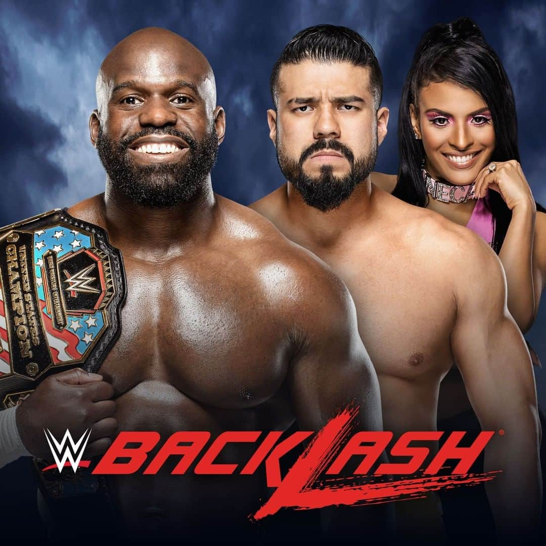 WWEさんのインスタグラム写真 - (WWEInstagram)「@andradealmas gets one more crack at @apollowwe's #USTitle this Sunday at #WWEBacklash!」6月9日 13時00分 - wwe