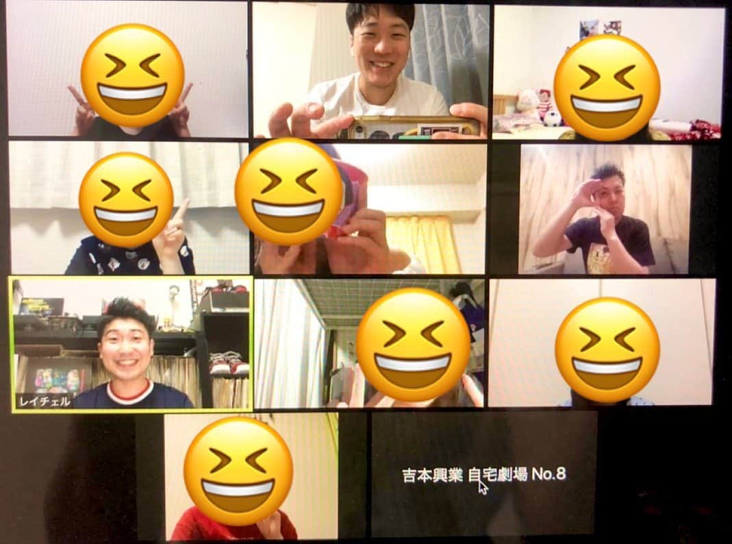 レイチェルのインスタグラム：「はじ別府チェル。  今日も最高でした！  ご来店して下さった皆様、  本当にありがとうございました！  ちなみに２枚目の写真は、一瞬だけ現れてくれたビスケットブラザーズの原ちゃん。  そんなこんなもあって、今日はホンマに時間が経つの早かったです！  カラオケやったら絶対に延長してた！  フリータイムに変更してた！  それから朝方のサイゼにも行ってた！  そんくらいに、  たぁのぉしぃーーーかったぁ〜！！！！！ 😆😆😆😆😆🎶🎶🎶🎶🎶🎶✨✨✨✨✨✨ #吉本自宅劇場 #シルクハット #スナック吉本#吉本新喜劇 #レイチェル #マルセイユ #別府 #ネイビーズアフロ #はじり #スナック #はじ別府チェル #とか言っちゃって #😋✨✨✨」