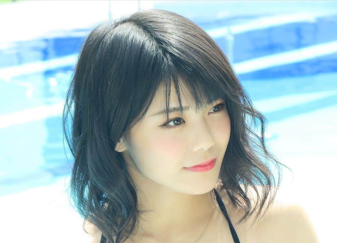 川村虹花のインスタグラム：「🍉🏄‍♀️ #summer #夏 #プール #水着 #海」