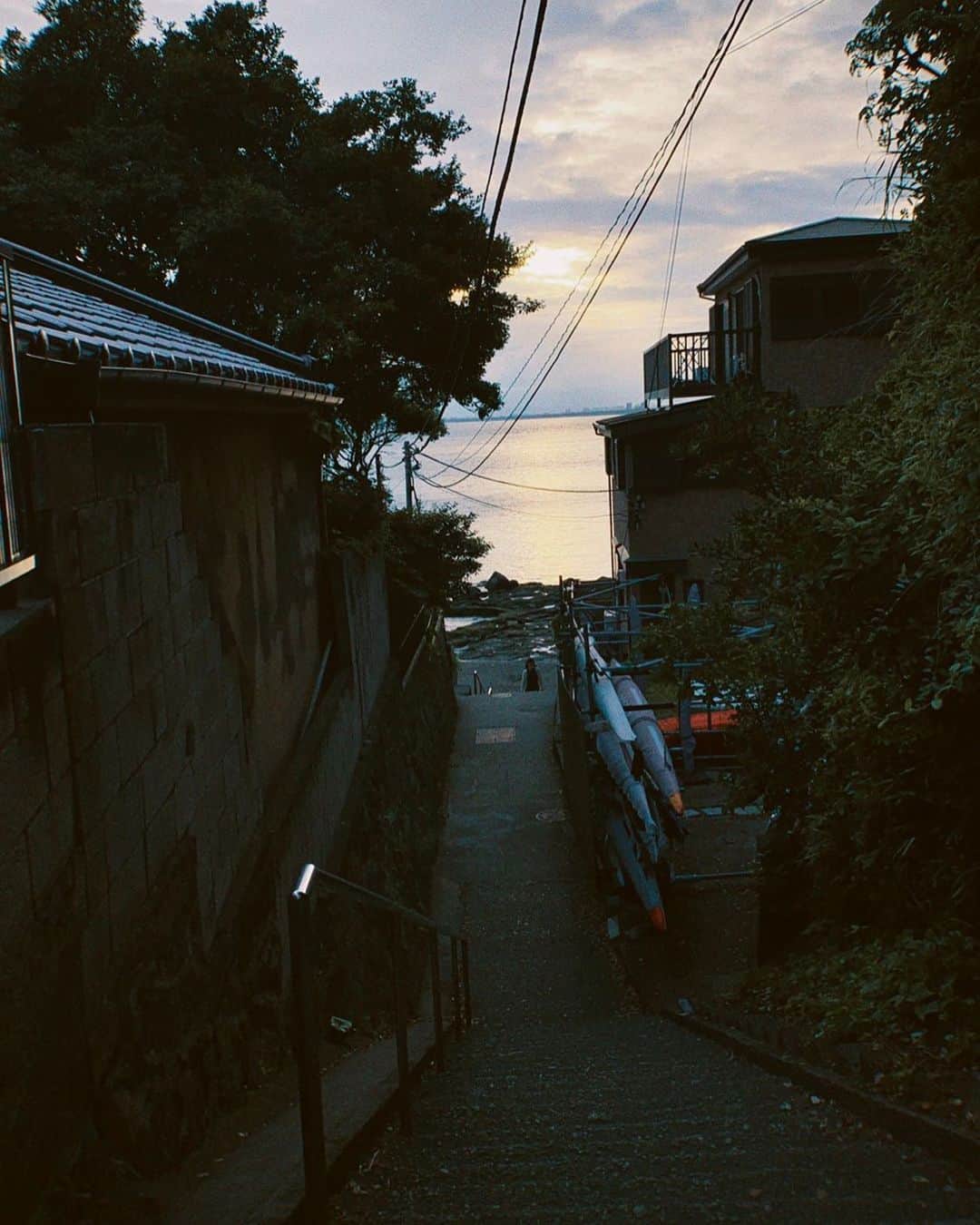 竹原聖一郎のインスタグラム：「江ノ島の裏露地素敵だった。 #photo #film #camera #写真 #フィルム #ファインダー越しの世界 #自然 #江ノ島 #海 #likes4like #l4l」