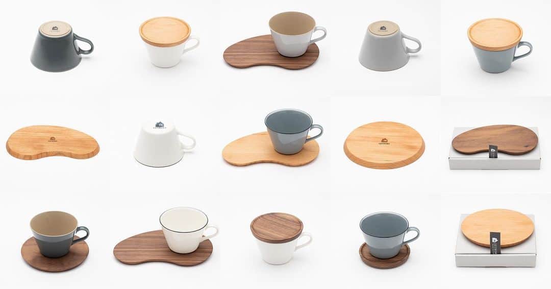 cafe_no_maのインスタグラム：「New available in stores #DomesticShipmentOnly . 【お知らせ】 新商品が続々登場♪ カフェノマのオリジナルコーヒーカップ新作、新商品シリーズの「コースター」など、オンラインストアで発売開始しました。 ・ 詳しくは、プロフィールリンクからご覧下さい。 . #cafenomaOnlineStore ・」