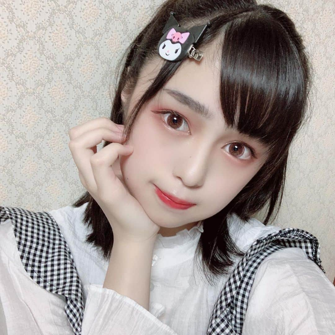 依田彩花さんのインスタグラム写真 - (依田彩花Instagram)「推ししか勝たん🥺  インスタお久しぶりです 地雷メイクやってみました〜 誰これって顔になったよ😇 ・ ・ #高校生 #sjk #16歳 #フォローミー  #地雷メイク #ショート #ボブ #アイドル」6月9日 19時49分 - ayaka.yoda_box