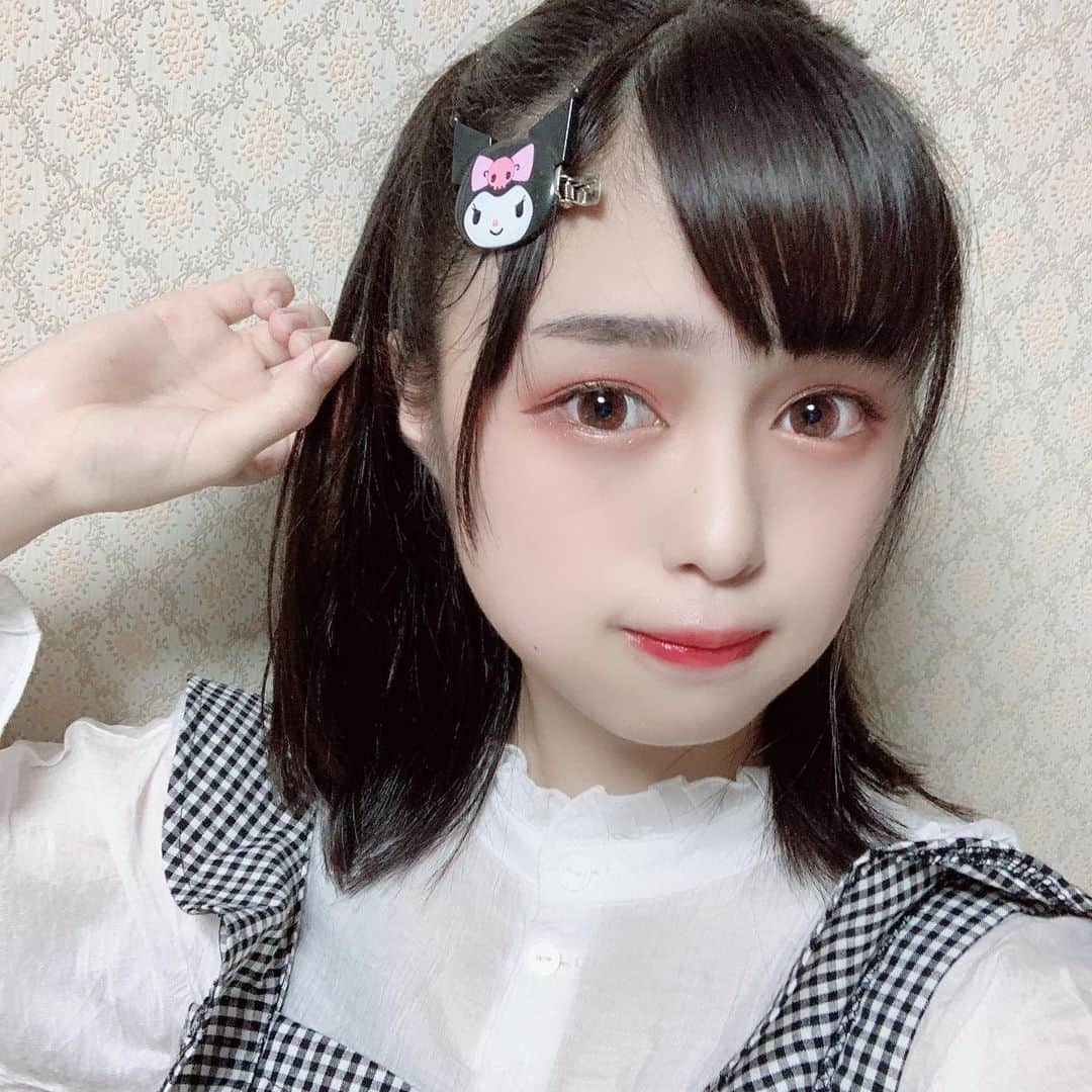 依田彩花さんのインスタグラム写真 - (依田彩花Instagram)「推ししか勝たん🥺  インスタお久しぶりです 地雷メイクやってみました〜 誰これって顔になったよ😇 ・ ・ #高校生 #sjk #16歳 #フォローミー  #地雷メイク #ショート #ボブ #アイドル」6月9日 19時49分 - ayaka.yoda_box