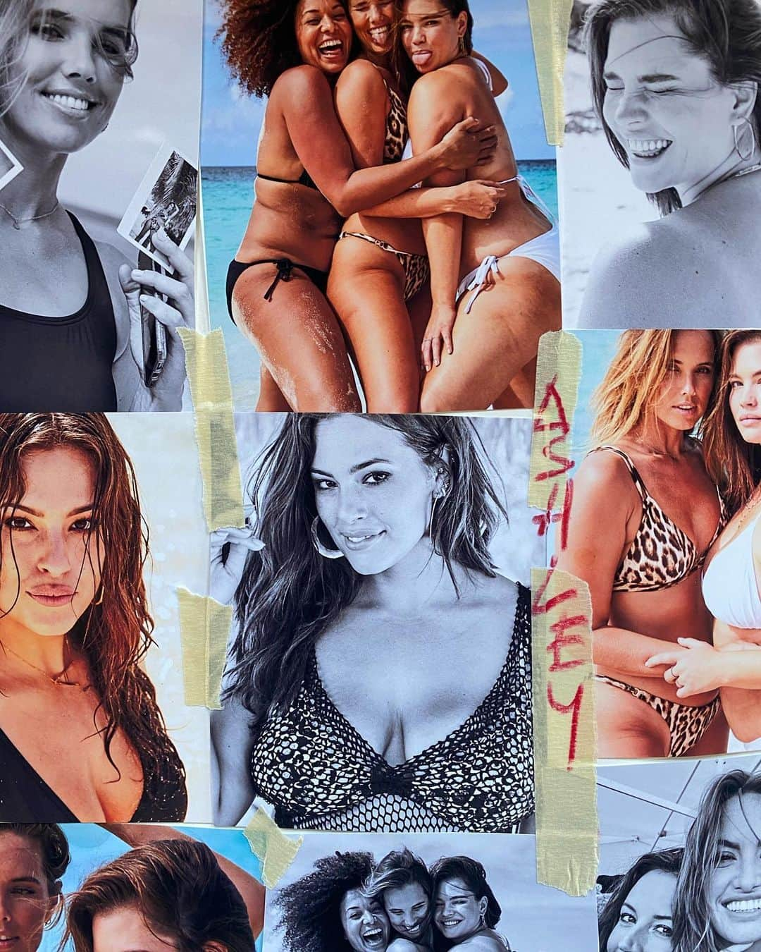 ベン・ワッツさんのインスタグラム写真 - (ベン・ワッツInstagram)「Page from new zine @swimsuitsforall team with @ashleygraham @juliehenderson32 @breekmccann @taralynn @maradixon3 @erineandrews @prep_e_chic @xgabriela @mariejoseelemakeup @mitchbarry #swim #ashleygraham #summer2020 #goodvibes #benwatts #shhhhh」6月9日 20時49分 - wattsupphoto