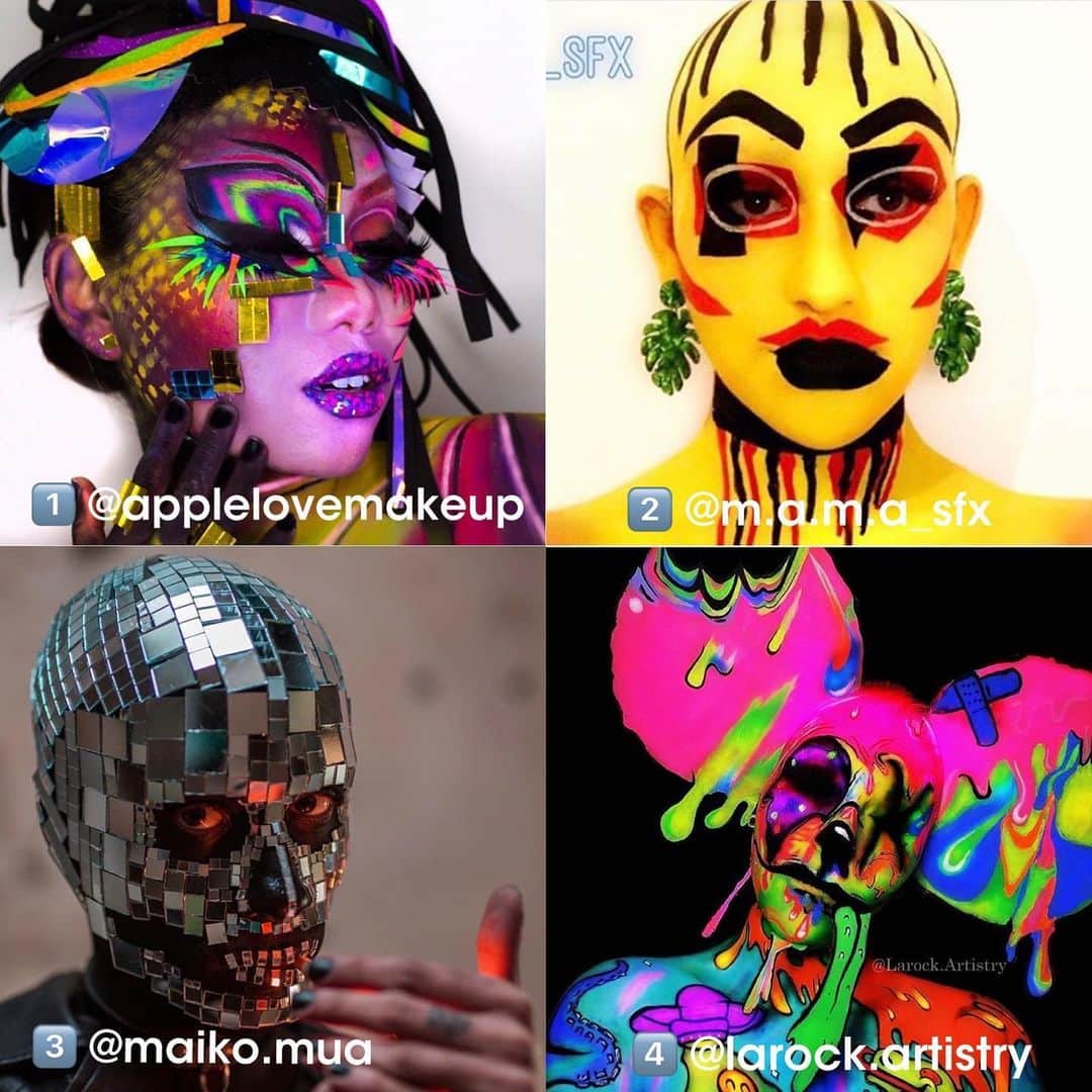 ValGarlandさんのインスタグラム写真 - (ValGarlandInstagram)「💥#VALsGLOWUPChallenge - Week 4💥 #VOTE 📣 . THANK YOU and WELL DONE EVERYONE who entered this week’s #VALsGLOWUPChallenge on CLUB CULTURE MAKEUP ❗️❗️❗️ . Here are my TOP 4 FINALISTS, IN NO PARTICULAR ORDER, from top to bottom, left to right: 1️⃣ @applelovemakeup 2️⃣ @m.a.m.a_sfx 3️⃣ @maiko.mua 4️⃣ @larock.artistry  Swipe to see them in full 👉👉👉 . PLEASE VOTE FOR YOUR FAVOURITE by commenting 1️⃣,2️⃣,3️⃣, or 4️⃣ on this post👇👇👇 VOTING CLOSES 9.00PM UK TIME TONIGHT. Only 1 vote per person.  GOOD LUCK EVERYONE I can’t wait to see who YOU CHOOSE as the WINNER❗️❗️❗️ .  If you missed this week’s #VALsGLOWUPChallenge, next week’s will launch after the next episode of @glowupbbc, streaming Thursday 7PM UK time @bbcthree @bbciplayer☝🏻Link in Bio ☝🏻 For fans outside the UK, Glow Up Series 2 will be on @netflix later, date TBC. Stay tuned for updates❗️❗️❗️ . . . #glowup #glowup2 #makeupchallenge #makeupcontest #new #newseries #glowupbbc #makeupartists #muas #undiscoveredmuas #mymakeupcommunity #makeupart #makeuptransformation #makeupgoals #makeuplooks #makeupinspo #creativemakeup #makeuplovers #openvote #popularvote #youchoose #dingdong」6月9日 21時02分 - thevalgarland