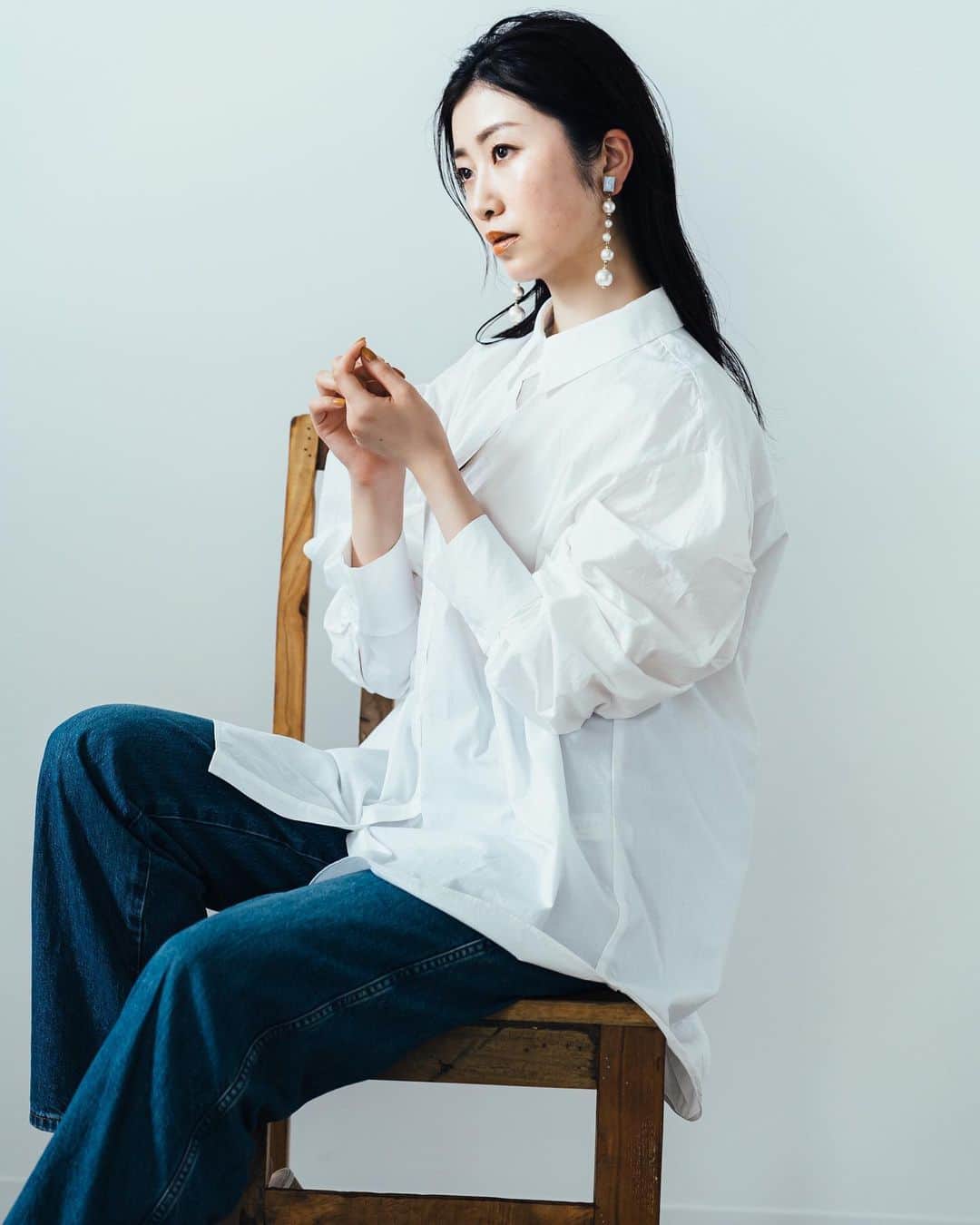 のインスタグラム：「. . 今までにない、私。 . #shooting#fashion#zara#fashionable . . thanks @yoshihiro.k_  @megppefire_official . . #model#fashionmodel#모델#和装モデル#webモデル#関西モデル#partsmodel#作品撮り#フリーランス#freelance#福井千佳#chika_fukui#インフルエンサー#beauty#followme#japan#handmadeaccessory#ハンドメイドアクセサリー#いいね返し#패션#좋아요#좋아요반사#좋아요환영#팔로우미#팔로미#chika_work」