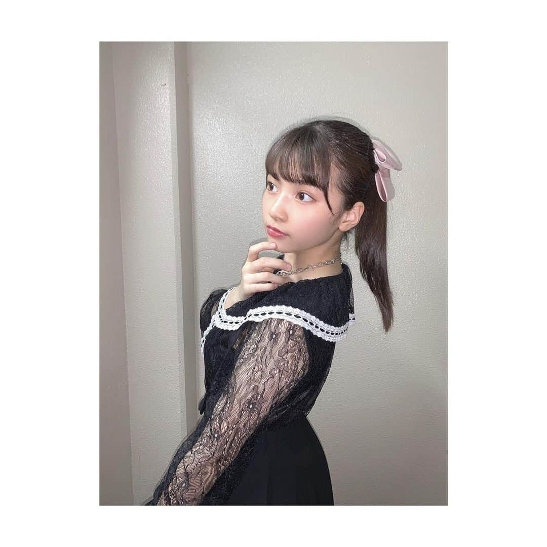 吉澤悠華さんのインスタグラム写真 - (吉澤悠華Instagram)「.﻿ ﻿ ﻿ ﻿ ﻿ ぽにーてーる ＾＾﻿ ﻿ ‬﻿ ﻿ ﻿ ﻿ #outfit #ootd #black #レース #ポニーテール #ポニテ #黒 #リボン #code #アイドル #양복 #아이돌 #고교생 #bubbles #bubblestokyo」6月10日 8時49分 - harurunfrog_78