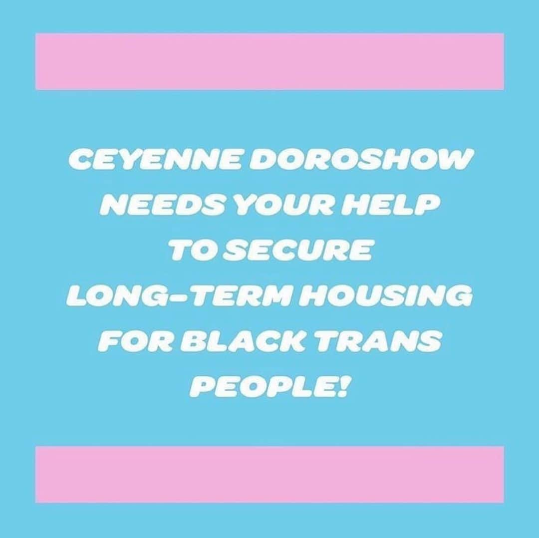 ジョナサンサンダースのインスタグラム：「Over the course of the last few months, Ceyenne @doroshow and her organization, GLITS Inc have been providing temporary housing to Black trans people recently released from Rikers Island. GLITS has been presented with an opportunity to both sign two leases to provide housing for the upcoming year and buy two buildings to create a permanent place to house and support Black trans people in New York City. These leases will provide much needed security and housing stability in the forthcoming year for several Black trans members of our community, all of whom were recently released from Rikers amidst the COVID pandemic and systemic racism that still plagues our communities. The buildings will create a space that will allow Ceyenne to provide housing and support to community members for years to come. I have committed to raising $5000 of money for Ceyenne to be able to provide this long-term housing and stability for these Black trans folks, so that they can not only survive but thrive. Please make a donation on this page (bit.ly/GLITSlease -- or if not working bit.ly/GLITSDonate) and let me know by DM how much you have contributed so you can help me reach my goal! Every little helps. Link in bio. Thank you! #blacklivesmatter #blacktranslivesmatter」