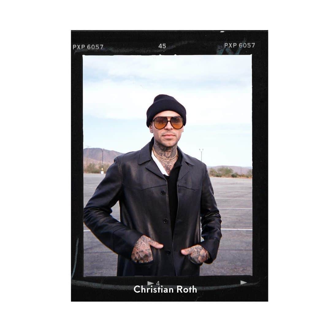 クリスチャンロスのインスタグラム：「Vincent wearing Christian Roth, Palm Springs diary」