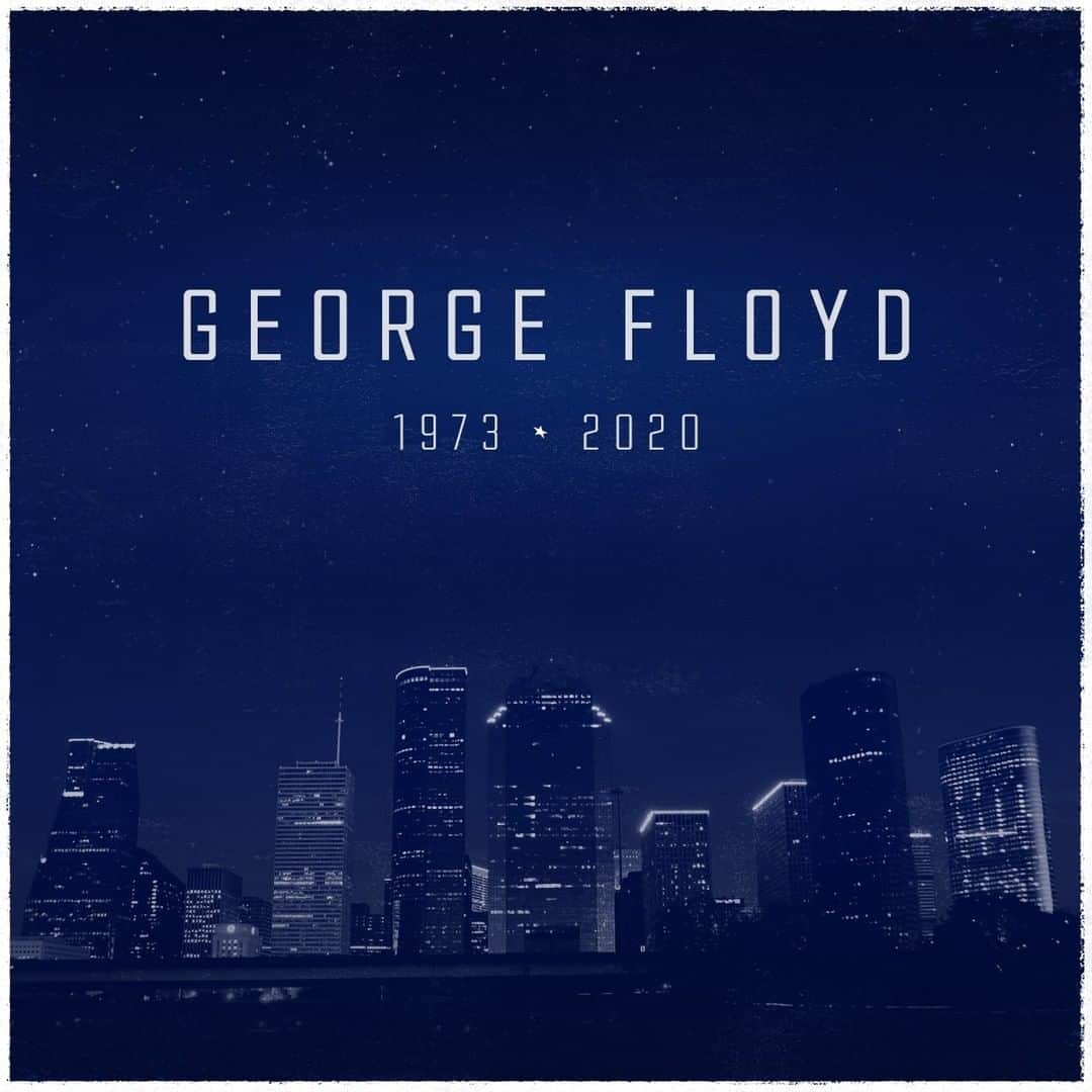 ヒューストン・テキサンズさんのインスタグラム写真 - (ヒューストン・テキサンズInstagram)「The city of Houston mourns today.  Rest in peace, George.」6月10日 3時30分 - houstontexans