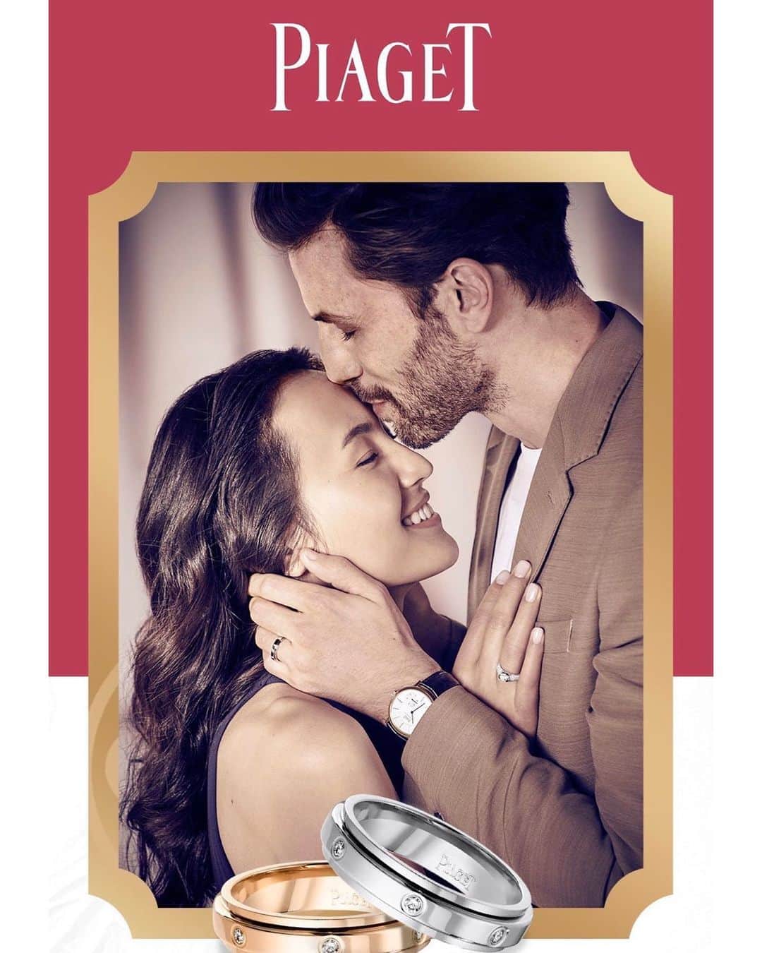 ルピン・ワンのインスタグラム：「New jewelry campaign for @piaget 🌹」