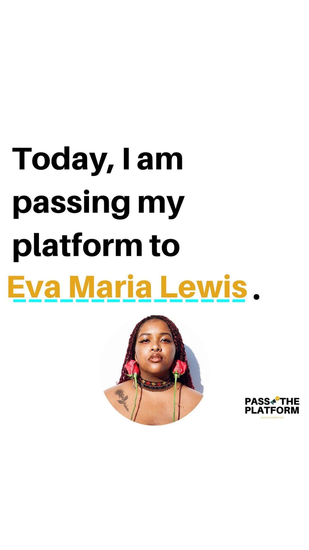 カーラ・デルヴィーニュのインスタグラム：「I am so proud to be a part of a generation who is persistently fighting for equality. Today, I’m honored to #PassThePlatform to an incredible young activist named Eva @imyagirleva •  Hi! I’m @imyagirleva a 21 year old Afro-indigenous student, artist, organizer, and seeker of black and brown liberation from the Southside of Chicago. I’m here to talk to y’all about the protests, and what’s happening on the ground I’m Chicago. Thank you Cara for participating in #PassThePlatform」