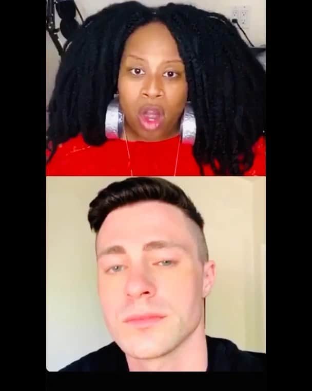 コルトン・ヘインズのインスタグラム：「Head over to @ashleemariepreston IGTV to watch our full conversation about practicing Anti-racism within the LGBTQ+ Community ❤️」