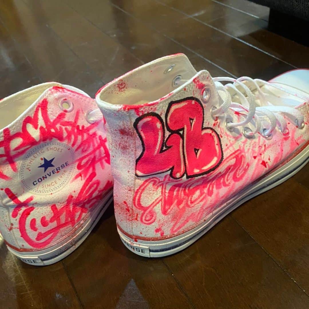 Wataru Katoさんのインスタグラム写真 - (Wataru KatoInstagram)「Liberty walkシュズを作って見ました🙂  #シューズ#shoes#converse #libertywalk#lbworks#lbnation#libertywalkkato#nike#adidas #pink」6月10日 6時23分 - libertywalkkato