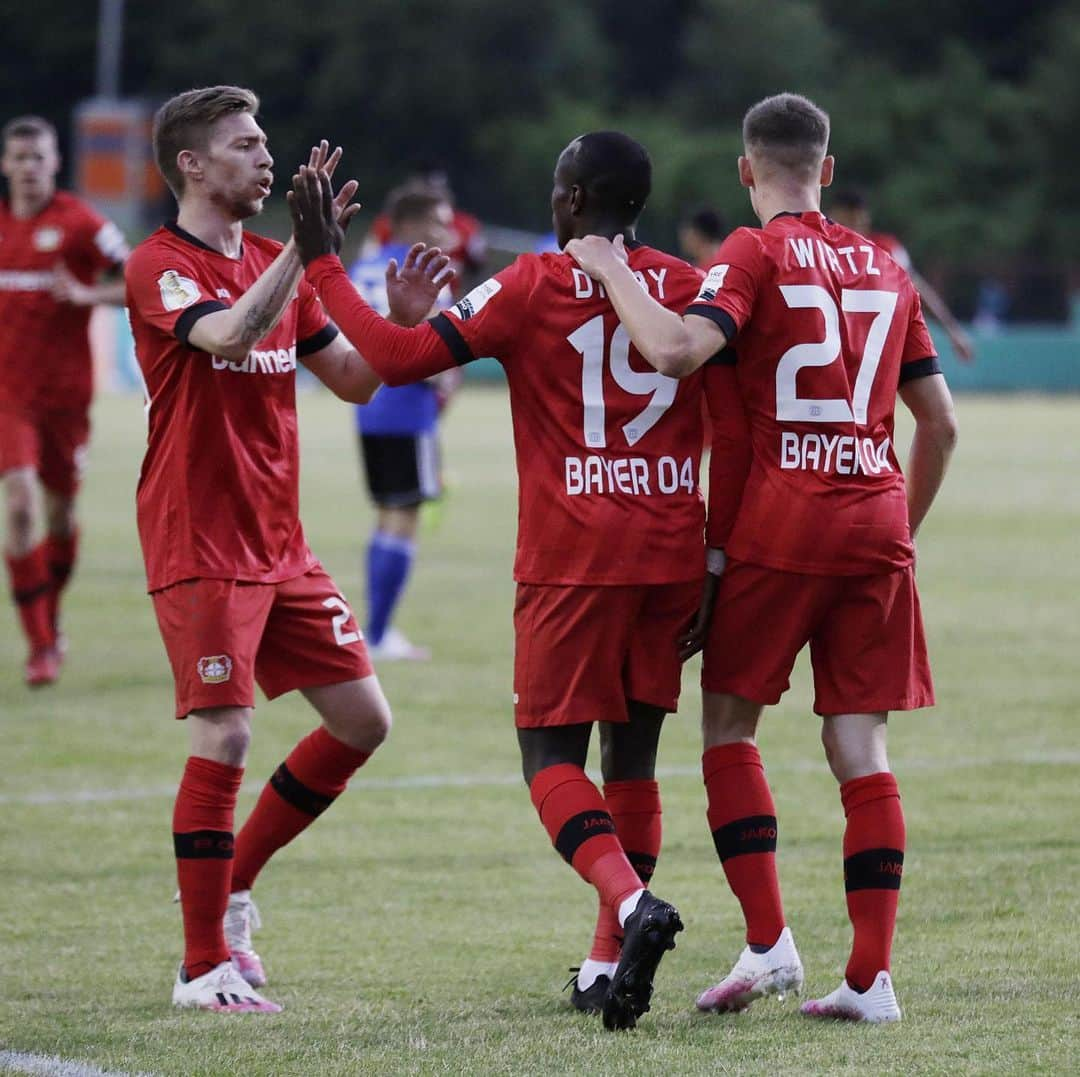 ミッチェル・ヴァイザーのインスタグラム：「Road to Berlin ✔️ @bayer04fussball 🔥」