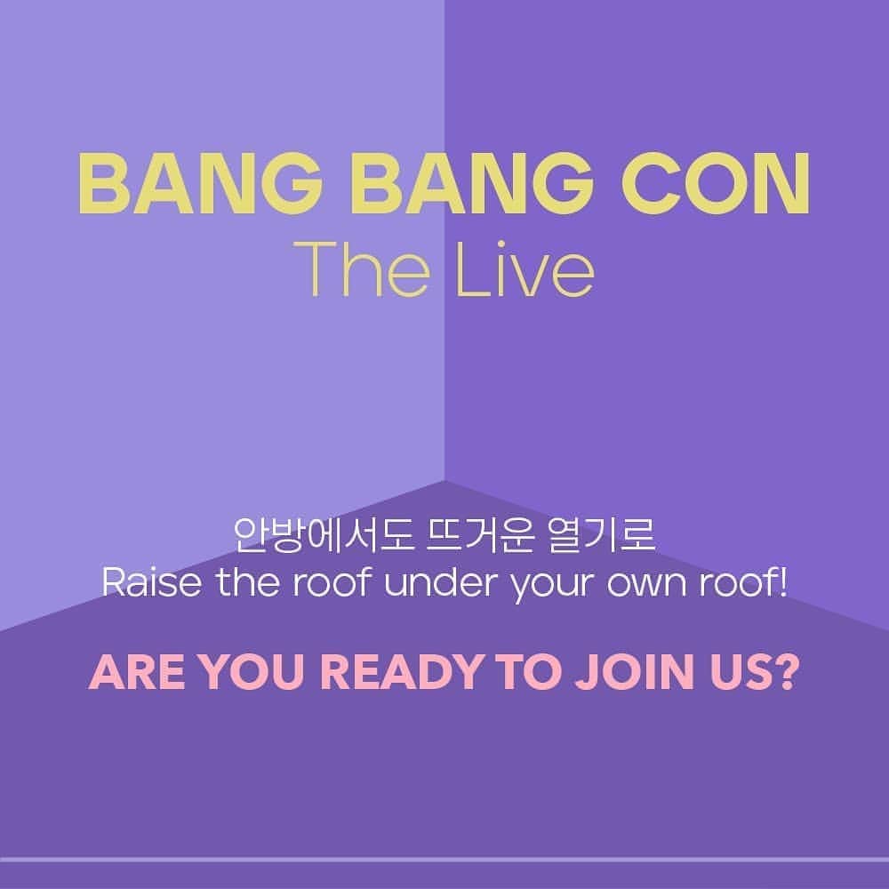 BTSさんのインスタグラム写真 - (BTSInstagram)「⠀ [방방콘 The Live] 안방에서도 뜨거운 열기로 ARE YOU READY TO JOIN US? ⠀ #BTS #방탄소년단 #방방콘더라이브 #BANGBANGCON_TheLive」6月10日 17時00分 - bts.bighitofficial