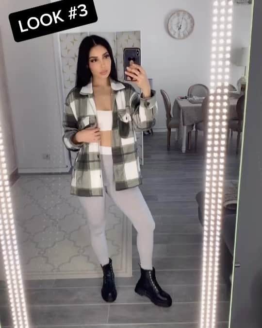 sananasのインスタグラム：「Vous pensez que lorsque les boites de nuit vont rouvrir les gens vont se mettre à faire des dances Tiktok en mode « ah celle là je l’ai apprise ! » 😂Je me pose trop cette question ahah ! Vous préférez quel look ? À imaginer avec l’accessoire indispensable du moment : le masque en tissu ! Oui je le porte à chaque fois que je sors, la sécurité avant tout 😉 (C’est un total lookbook @boohoofr pour les intéressés 👗) #SpringOutfits #SummerOutfits」