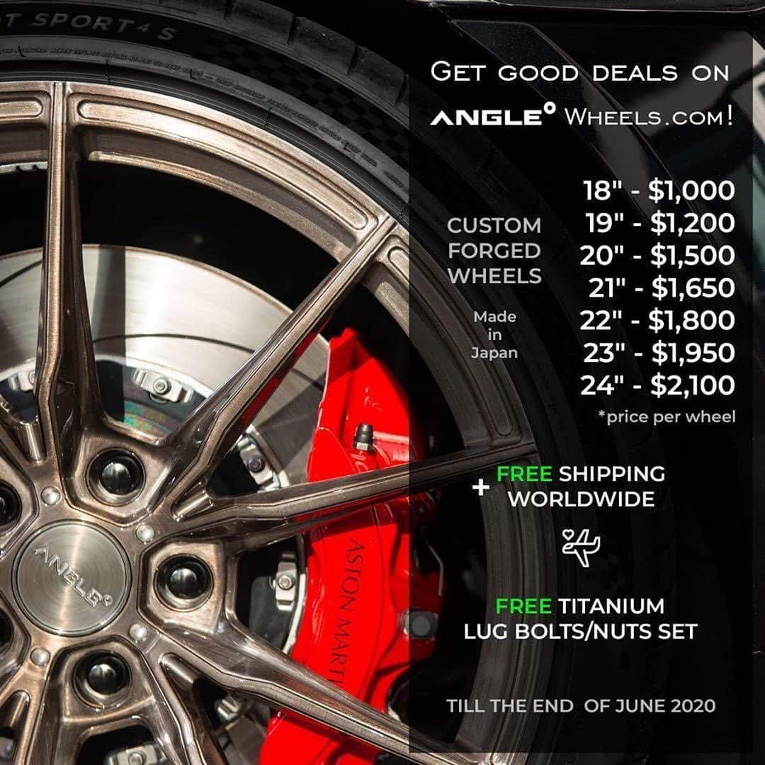 CarsWithoutLimitsさんのインスタグラム写真 - (CarsWithoutLimitsInstagram)「Summer season special offer from @anglewheels🔥 Don’t hesitate to ask them any questions. #anglewheels #forgedwheels #customwheels」6月10日 11時53分 - carswithoutlimits