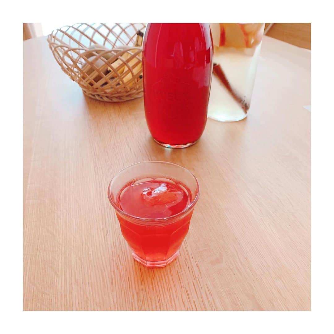 トリンドル玲奈さんのインスタグラム写真 - (トリンドル玲奈Instagram)「梅酒を仕込んでみました!  今は涼しいところに置いてます🍃 おいしくなるといいな。  ゼリー作ってみたいんだ✨  あとは、 赤紫蘇ジュースを作ってみたり、 シナモンウォーターを飲んでみたり。  普段は因みに冷たいそば茶か麦茶が好き。」6月10日 13時00分 - toritori0123