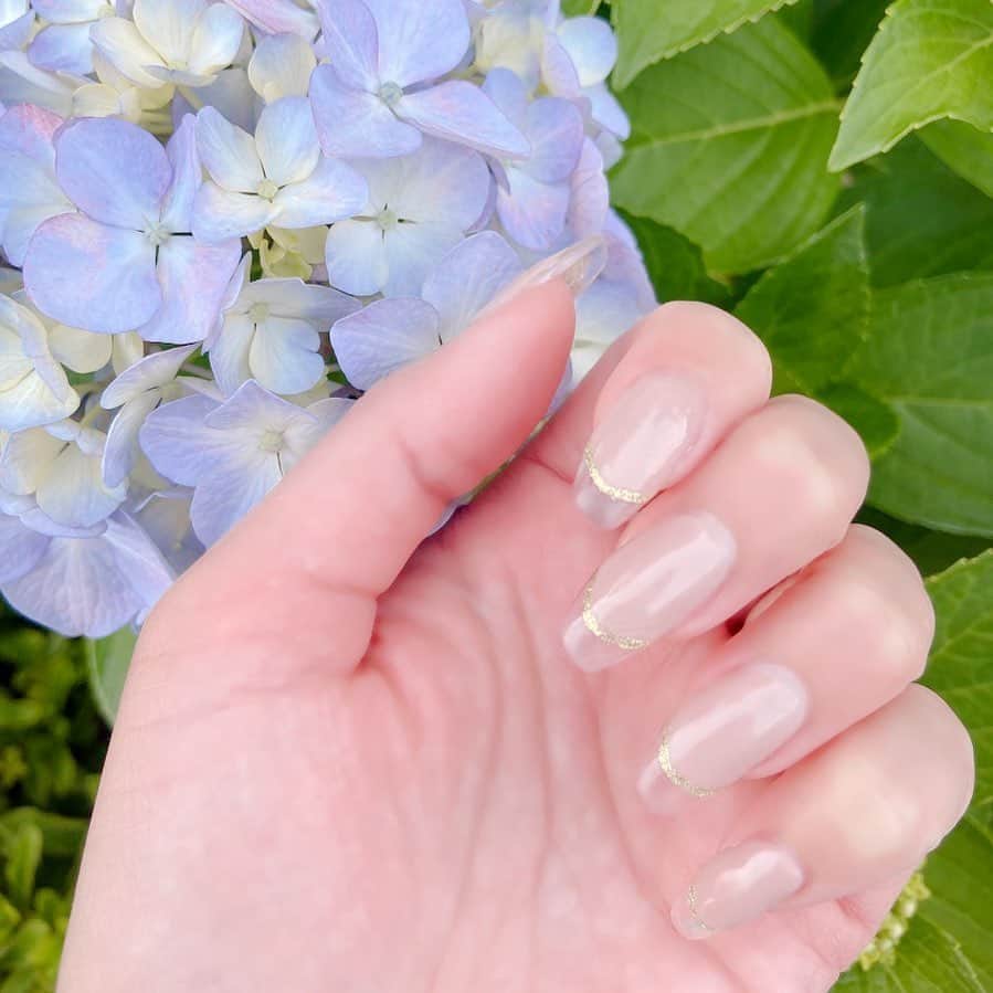 北川珠望のインスタグラム：「. . . クリアフレンチネイル♡ . 長さ出しの練習でお手手を使って貰ったので、練習後はスカルプを活かしたくクリアフレンチにして貰ったよ‼︎ . また4週間後行くけど、その時も同じデザインにしてもらおうかな？って位お気に入り♡ . 爪がキレイだと気分あがるね♡ . みーちゃん&あやのちゃん ありがとう♡♡♡ . . . #クリアフレンチ #クリアフレンチネイル #クリアフレンチスカルプ #フレンチネイル #ヌーディーベージュ #ヌーディーベージュネイル #スカルプチュア #ネイル #ビューティーマジック #ビューティーマジック葛西店 #beautymagic葛西店 . . .」