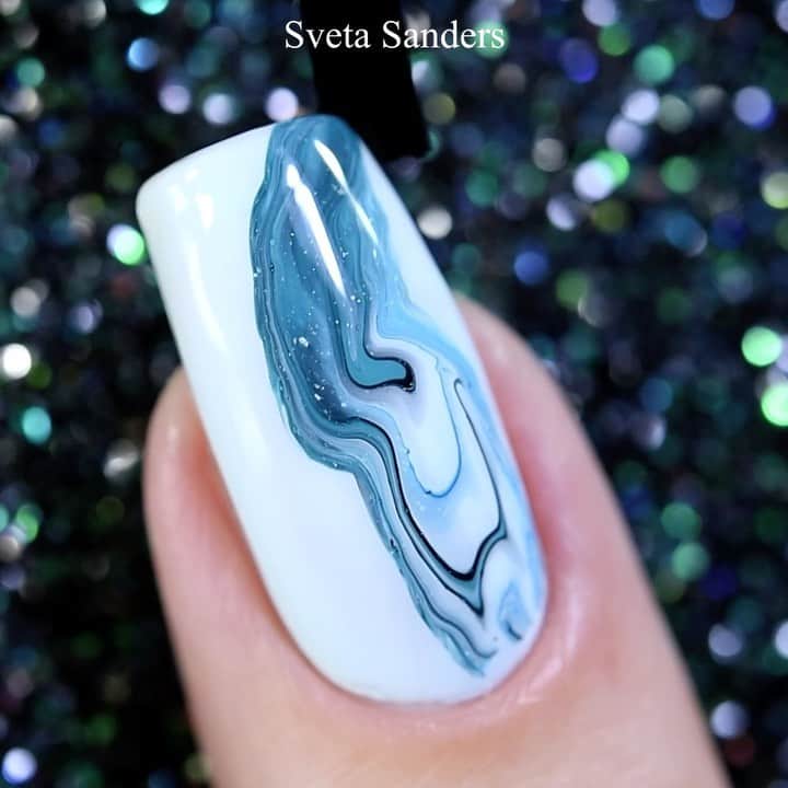 Sveta Sandersのインスタグラム：「#PicturePolish Sky, Ariel, Marine, Escapades by @picturepolish ❤️」