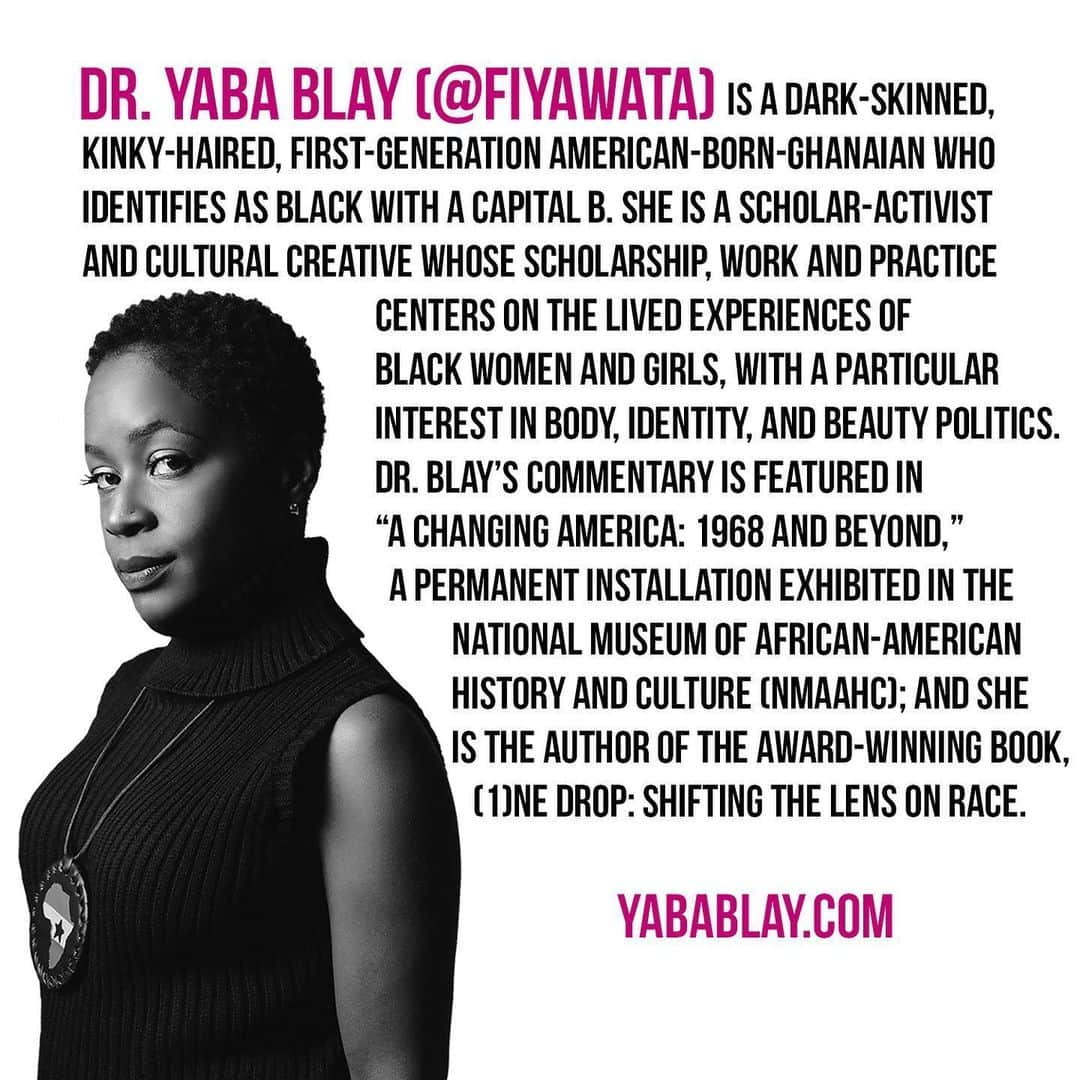 アビー・ワンバックさんのインスタグラム写真 - (アビー・ワンバックInstagram)「OMG ABBY! I told you not to read my whole bio!!! 🙈But you know I was CHEESING the whole way through! Thank you! Truly. Now scram!⠀ ⠀ Hey y’all 👋🏿 I’m Dr. Yaba Blay aka @fiyawata and Abby has agreed to #ShareTheMicNow with ME! I will be posting here on her page and in her Stories. At 5:30p EST, I will be going LIVE with Tarana Burke aka @taranajaneen, who is taking over @glennondoyle ‘s page today (see what we did there?)! And lastly, I’ll be sharing a special episode of “an experience” I curate each week called #JudgementFreeZone in Abby’s Stories this evening. More on that later 😇 ⠀ I’m excited about what today represents and the potential history that is being made. In THIS particular moment, 50 Black women are taking over the @instagram accounts of 50 White women who have over 300 MILLION followers combined. That means that it’s OUR thoughts, OUR opinions, OUR experiences, and OUR lives that folks will be scrolling through and engaged with ALL DAY - now, that’s powerful! I encourage you to follow the #ShareTheMicNow hashtag, listen, and learn.⠀ ⠀ Though I’m pretty smart (pops collar), I don’t profess to have all the answers. And I’m certainly not here to convince you of anything. If nothing else, my goal is simply to get you THINKING. Critically. About EVERYTHING. Especially now. ⠀ ⠀ Consider this post an introduction to who I am and why I do the work that I do. Check my receipts 💁🏾‍♀️⠀」6月11日 2時32分 - abbywambach