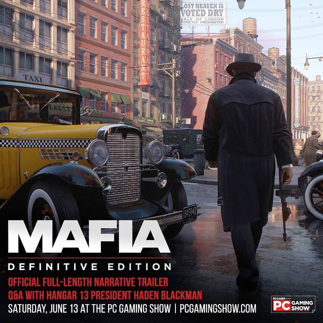 2Kさんのインスタグラム写真 - (2KInstagram)「Tune into the PC Gaming Show this Saturday for the debut of Mafia: Definitive Edition’s first narrative trailer and an interview with Hangar 13 President Haden Blackman.  The show starts 11am PT / 2pm ET June 13th at twitch.tv/pcgamer. ... #mafiagame #mafiadefinitiveedition #mafiatrilogy #mafia」6月11日 3時10分 - 2k