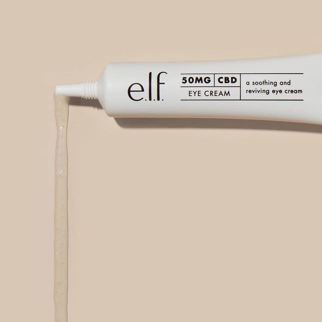 e.l.f.さんのインスタグラム写真 - (e.l.f.Instagram)「Practice inner peace with our 50MG CBD Eye Cream. Infused with Hyaluronic Acid known to soothe and plump as well as peptide complex known to help brighten under eyes.  What We Love: 🌱Formulated with Peptide Complex, known to help reduce the appearance of aging, and Hyaluronic Acid, known to retain moisture. 🌱Awaken the senses with fragrance notes of Chamomile and Japanese Citrus 🌱Cooling, creamy, and quick absorbing  Available on elfcosmetics.com or @ultabeauty 💚 *Please note, our CBD collection is not for sale in Hawaii, Idaho, Nebraska, or South Dakota. #eyeslipsface #elfingamazing #elfcosmetics #crueltyfree #vegan」6月11日 3時41分 - elfcosmetics