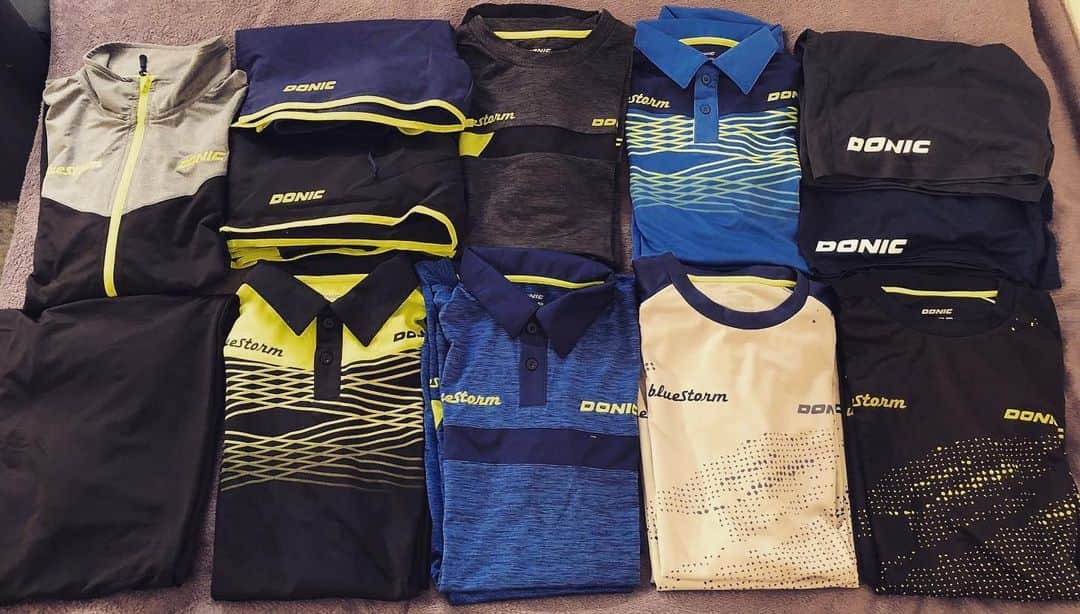 ヤクブ・ディヤスのインスタグラム：「Thank you @donictabletennis for the new 2020 collection!🤩🤩 #DONIC #createsuccess #tabletennis #donictabletennis #tabletennisplayer」