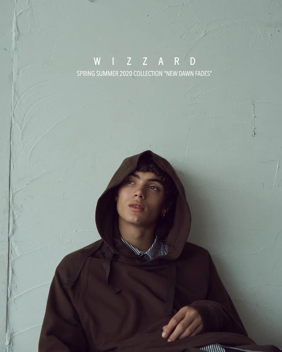 ウィザードのインスタグラム：「2020 SPRING SUMMER COLLECTION ”New Dawn Fades”  OFFICIAL WEB  STORE  https://wizzard.stores.jp/  #wizzard_fac #wizzard #fashion #tokyofashion #fashionphoto #designersbrand #domesticbrand #2020ss」