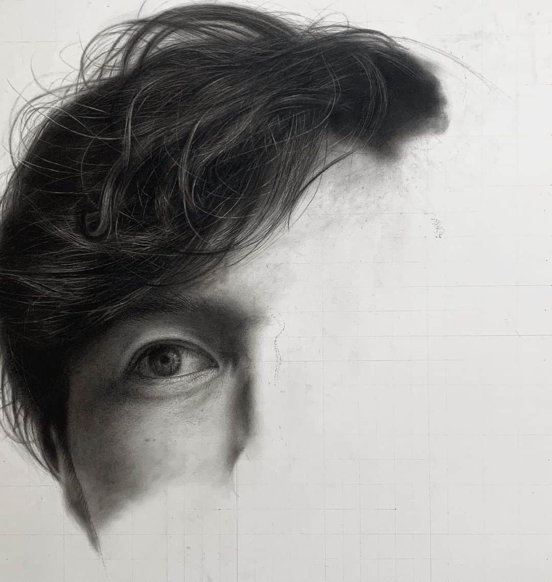 池田努のインスタグラム：「pencil on paper  #drawing #art #arte #artsy #artlife #artwork #artist #gallery #painting #pencildrawing #pencil_sketch #hyperrealism #hiperrealism #pencilart #pencilartwork #graphitedrawing #肖像画 #絵画 #鉛筆画」