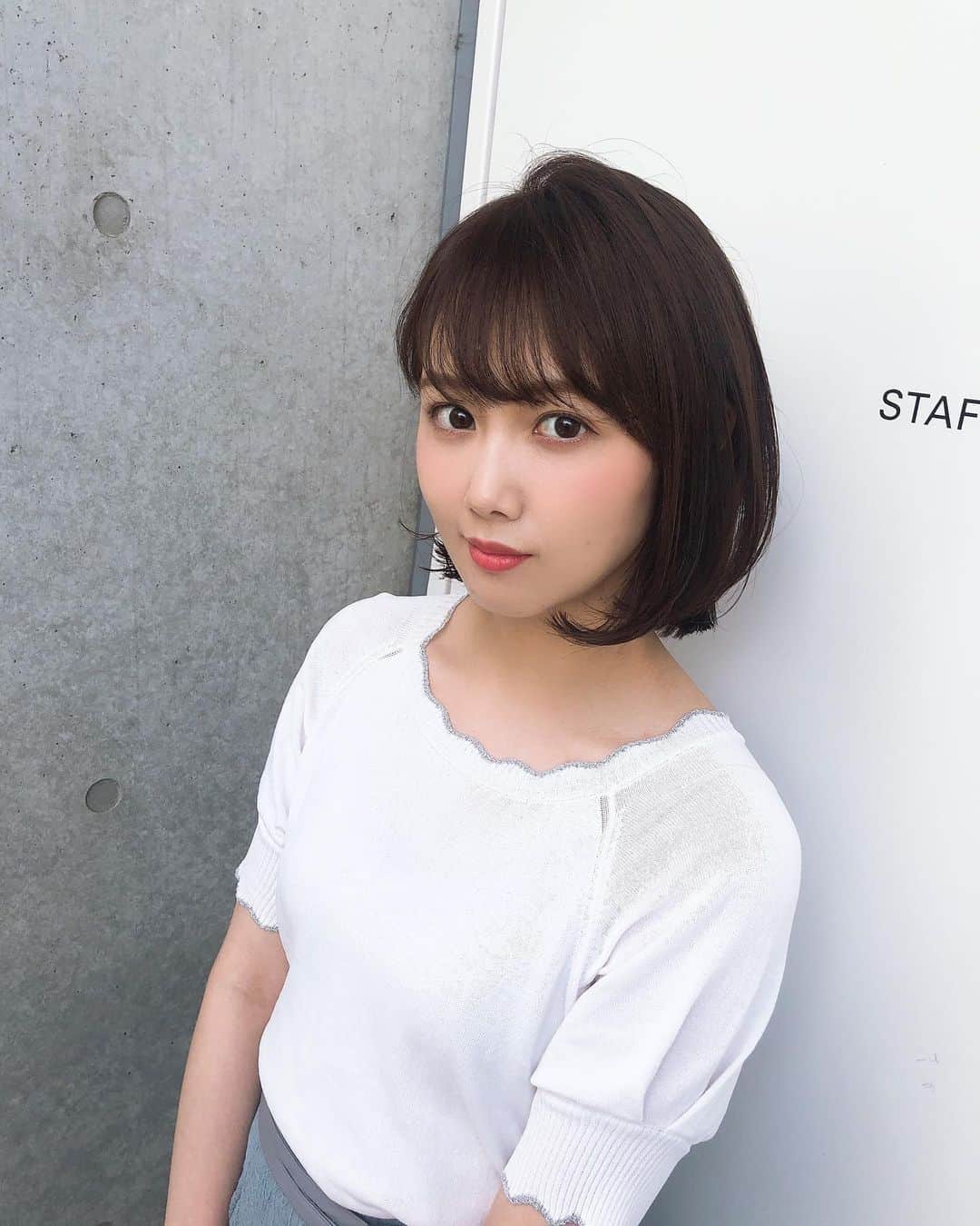 永島聖羅さんのインスタグラム写真 - (永島聖羅Instagram)「髪の毛20cm切りました✂︎ . . バッサリと。 心機一転☺︎✨」6月10日 20時37分 - seira_nagashima