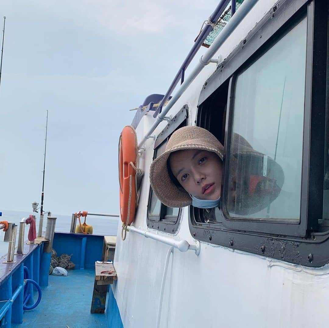 ジミンさんのインスタグラム写真 - (ジミンInstagram)「🌊🍔🏕🍺🚢🎣🐙⛄️💙」6月10日 20時51分 - jiminbaby_18