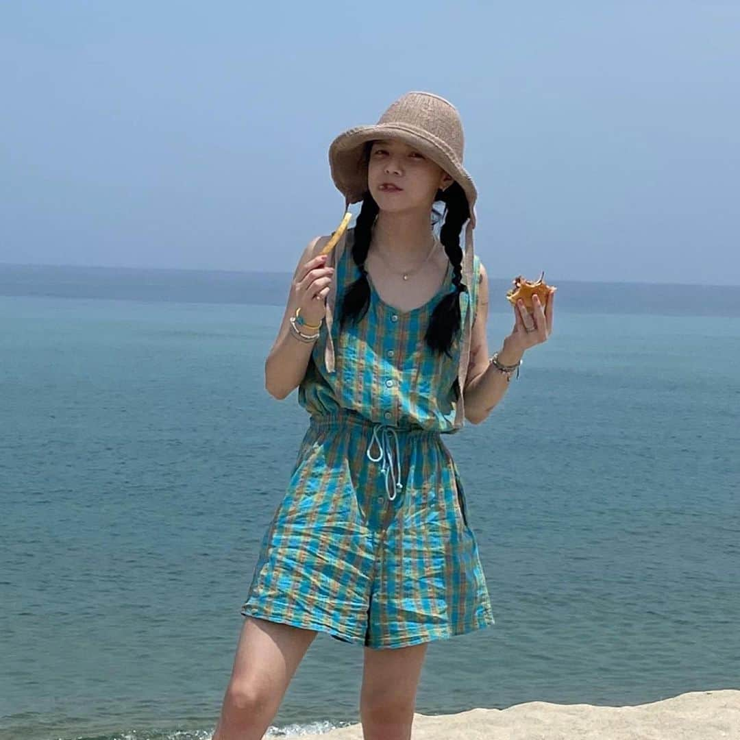 ジミンさんのインスタグラム写真 - (ジミンInstagram)「🌊🍔🏕🍺🚢🎣🐙⛄️💙」6月10日 20時51分 - jiminbaby_18