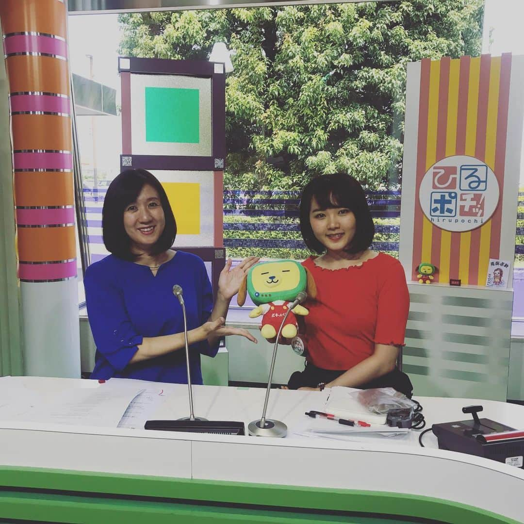 三隅有里子さんのインスタグラム写真 - (三隅有里子Instagram)「* 先週、ひるポチッ！デビューした中村アナと🌸 初々しさ満点でした！ 今週も出演しますので見てくださいねー😚  #ひるポチッ #情報番組 #デビュー #中村アナ #ポチッとくん #群馬 #gunma  #群馬テレビ #群テレ #gtv #アナウンサー  #局アナ #局アナの仕事 #地方局で働くということ #新型コロナに負けない」6月10日 22時05分 - misumi_gtv