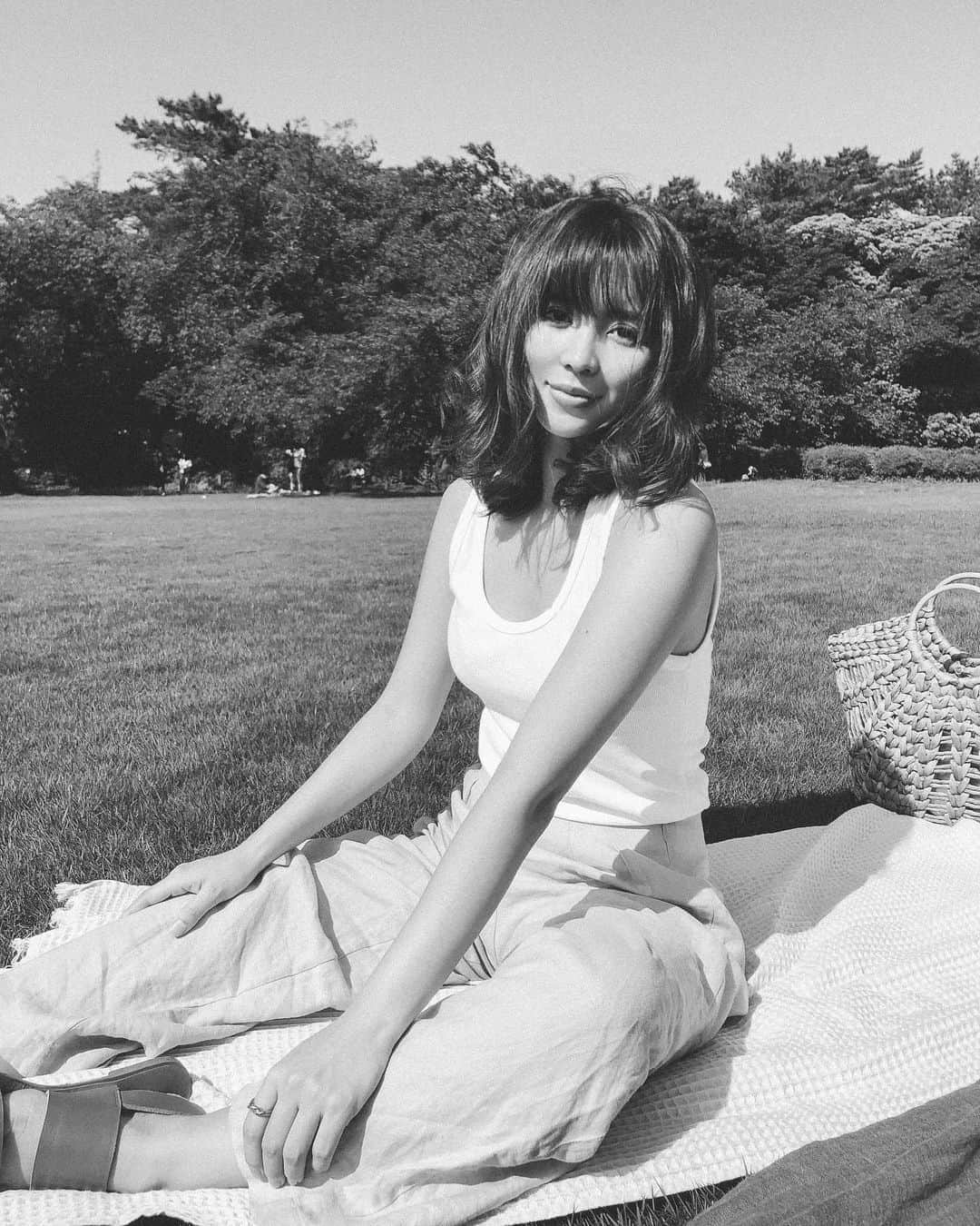 Riho Morishitaのインスタグラム：「Fun in the sun 🌼 久しぶりに太陽浴びた🥰」
